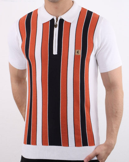 Gabicci Vintage Colt Polo Shirt White
