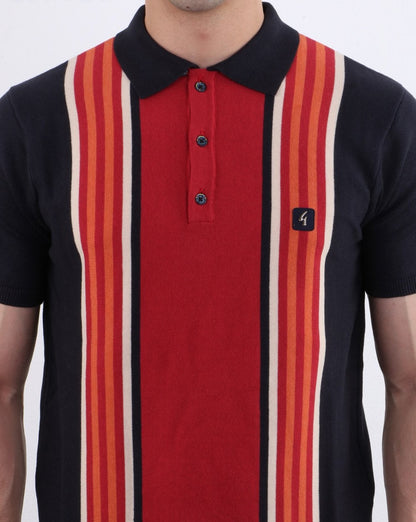 Gabicci Vintage Casbah Polo Shirt Navy