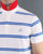 Gant Contrast stripe Polo Shirt White