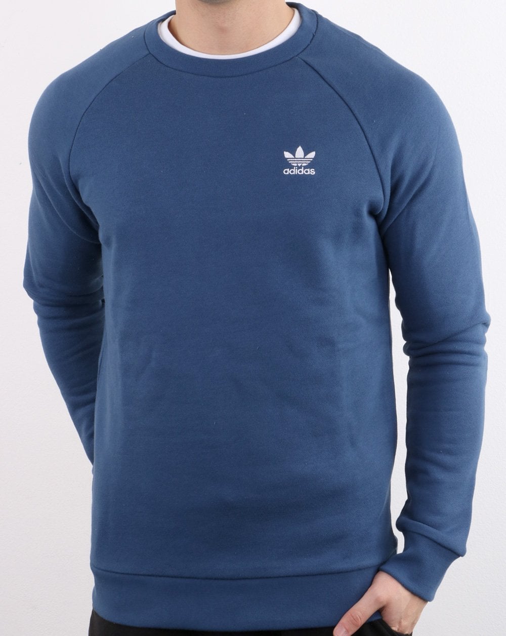 Adidas Originals Crew Sweat Blue