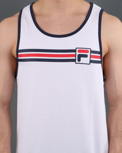 Fila Vintage Quillan Vest White/Navy