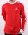 Adidas Originals 3-stripes Long Sleeved T Shirt Lush Red