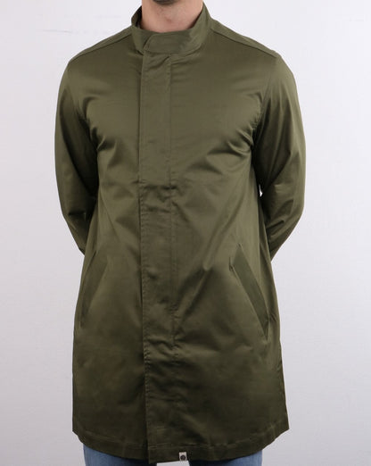 Pretty Green Kayman Collarless Mac Green