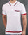 Pretty Green Stripe Pocket Knitted Polo Shirt White