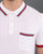 Pretty Green Stripe Pocket Knitted Polo Shirt White