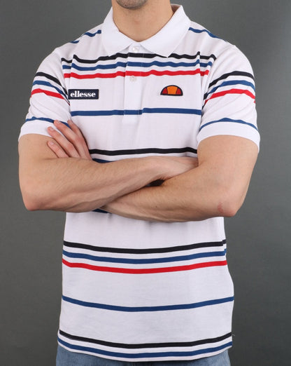 Ellesse Lewoodio Polo Shirt White