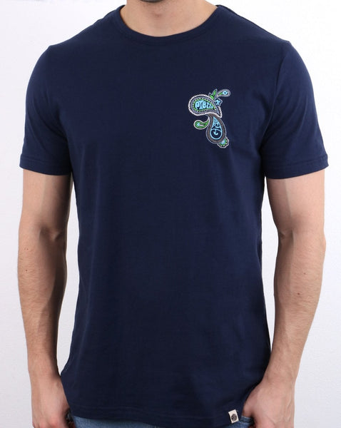 Pretty Green Marshall Crew T-shirt Navy