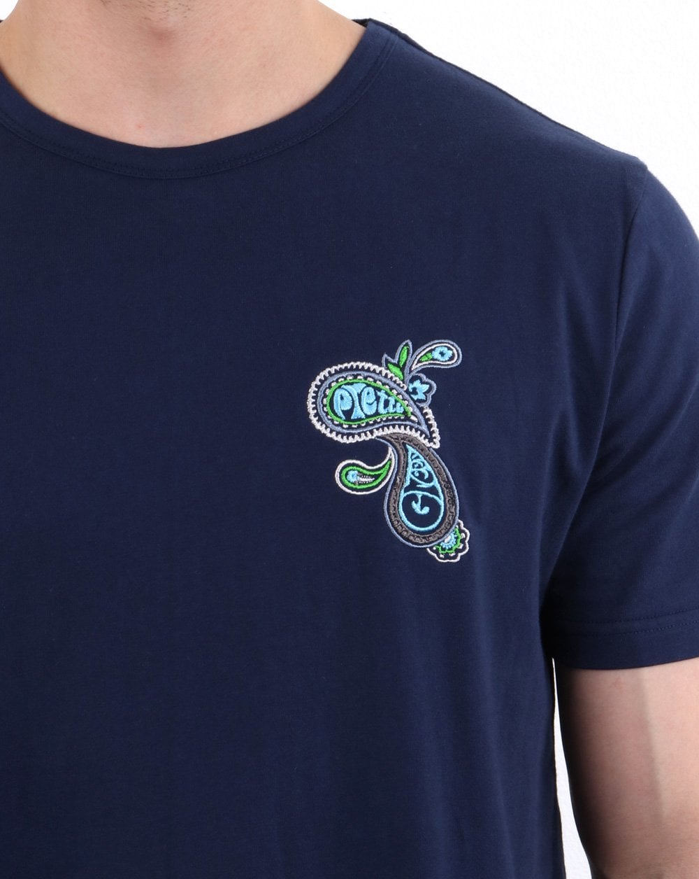 Pretty Green Marshall Crew T-shirt Navy