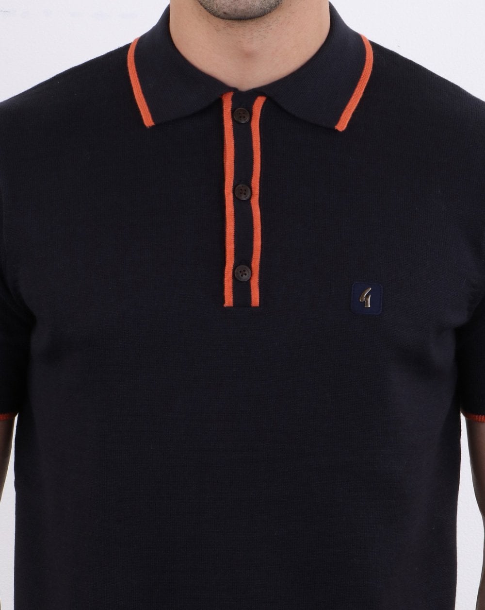 Gabicci Vintage Linekar Polo Shirt Dk Navy