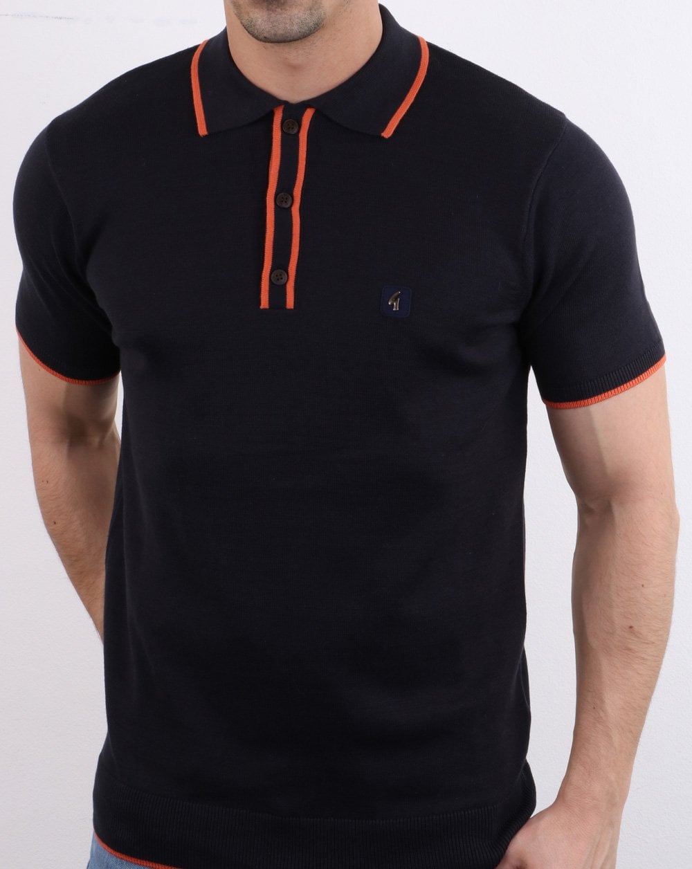Gabicci Vintage Linekar Polo Shirt Dk Navy