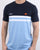 Ellesse Duo stripe T Shirt Navy/sky