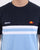 Ellesse Duo stripe T Shirt Navy/sky
