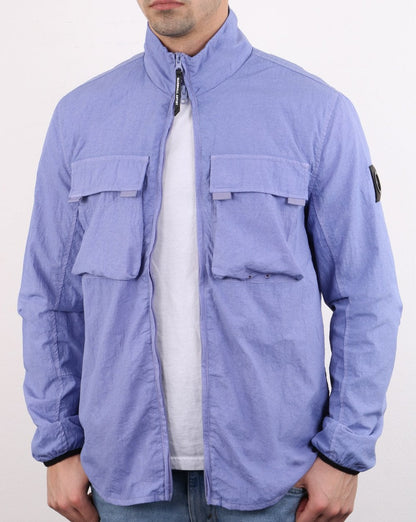Marshall Artist Garment Dyed Parachute Overshirt Lilac
