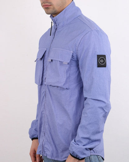 Marshall Artist Garment Dyed Parachute Overshirt Lilac