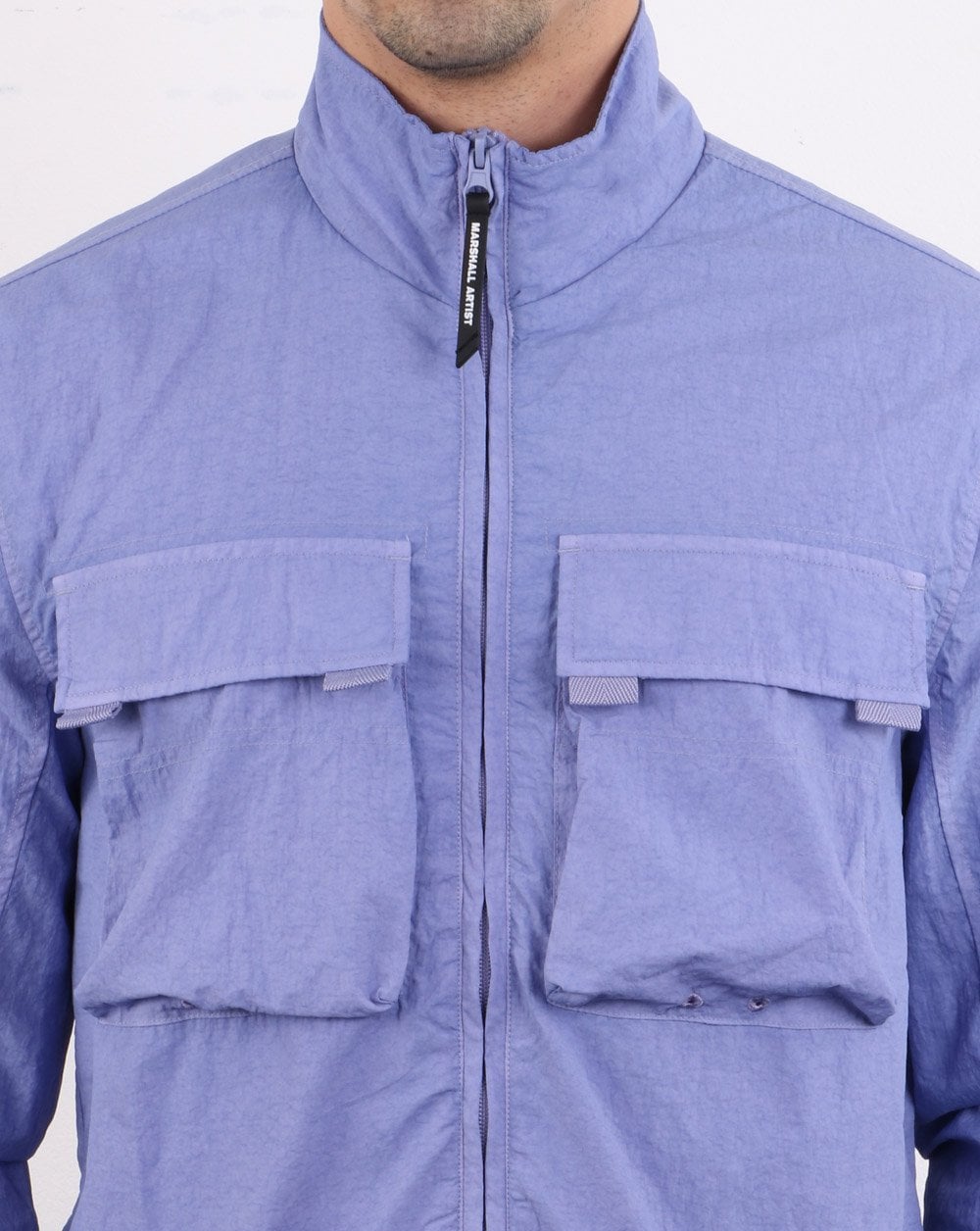 Marshall Artist Garment Dyed Parachute Overshirt Lilac