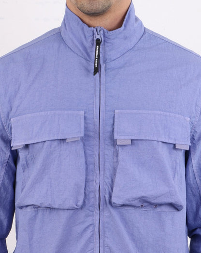 Marshall Artist Garment Dyed Parachute Overshirt Lilac
