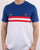 Ellesse Duo stripe T Shirt Blue/White