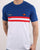Ellesse Duo stripe T Shirt Blue/White