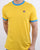 Fila Vintage Ringer T Shirt Yellow/Blue