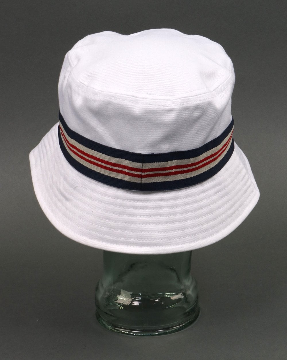 Fila Vintage Casp Bucket Hat White
