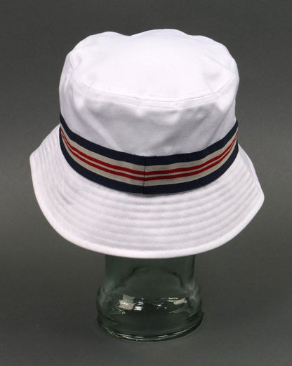 Fila Vintage Casp Bucket Hat White