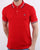 Benetton Maglia Tipped Polo Shirt Red