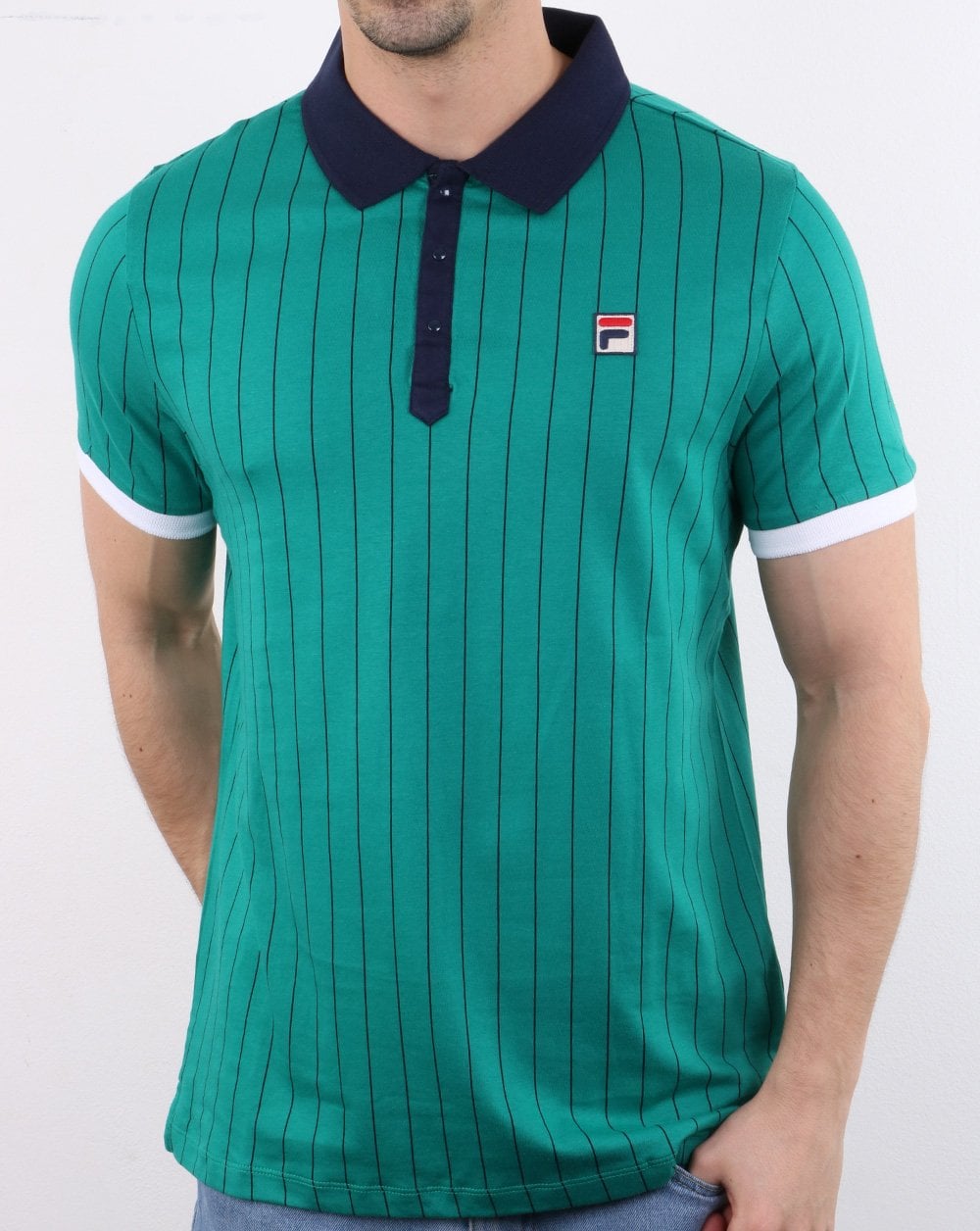 Fila Vintage BB1 Polo Shirt Green