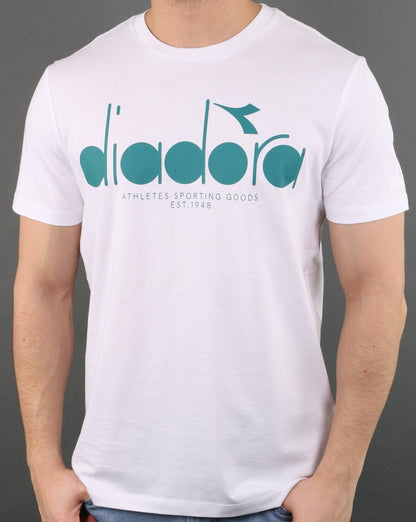 Diadora 5palle T-shirt Optical White/Green