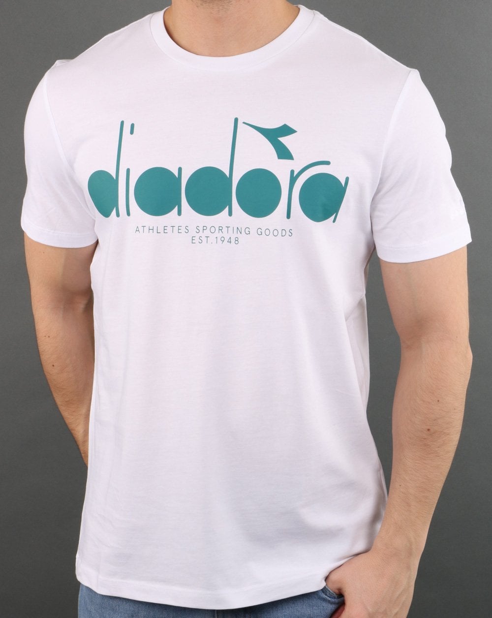 Diadora 5palle T-shirt Optical White/Green