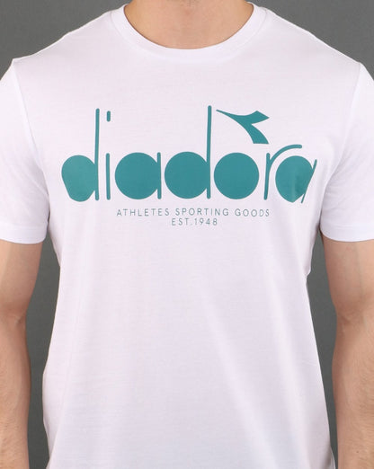 Diadora 5palle T-shirt Optical White/Green