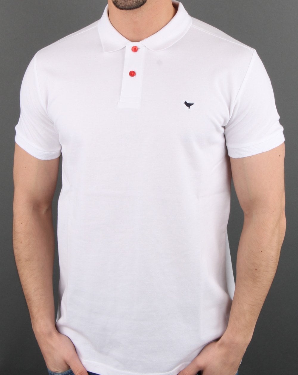 Weekend Offender Dove Polo Shirt White