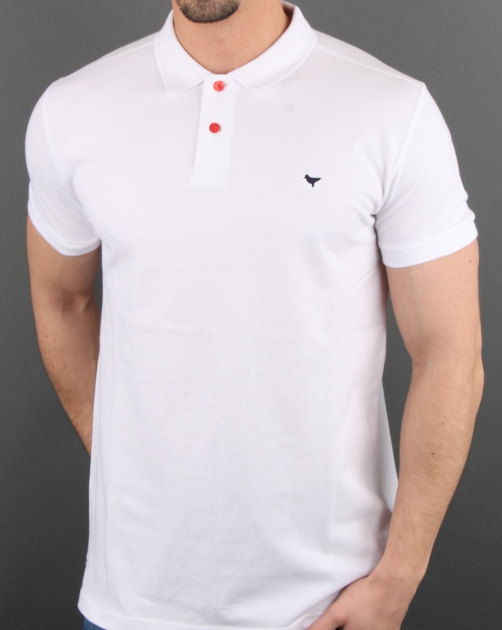 Weekend Offender Dove Polo Shirt White