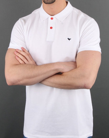 Weekend Offender Dove Polo Shirt White
