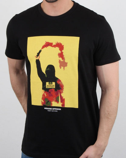 Weekend Offender Flare T-shirt Black
