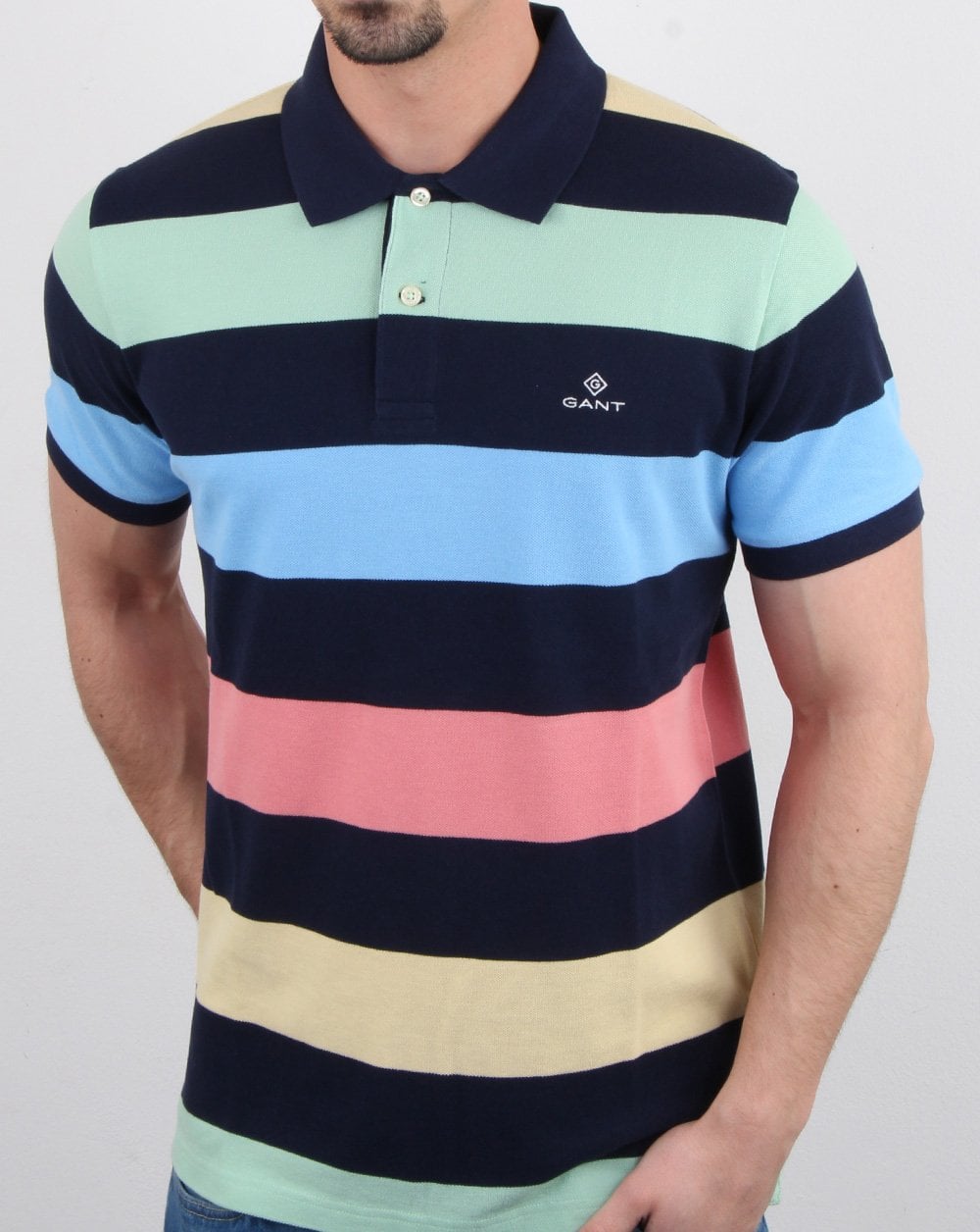 Gant Barstripe Pique Rugger Multi