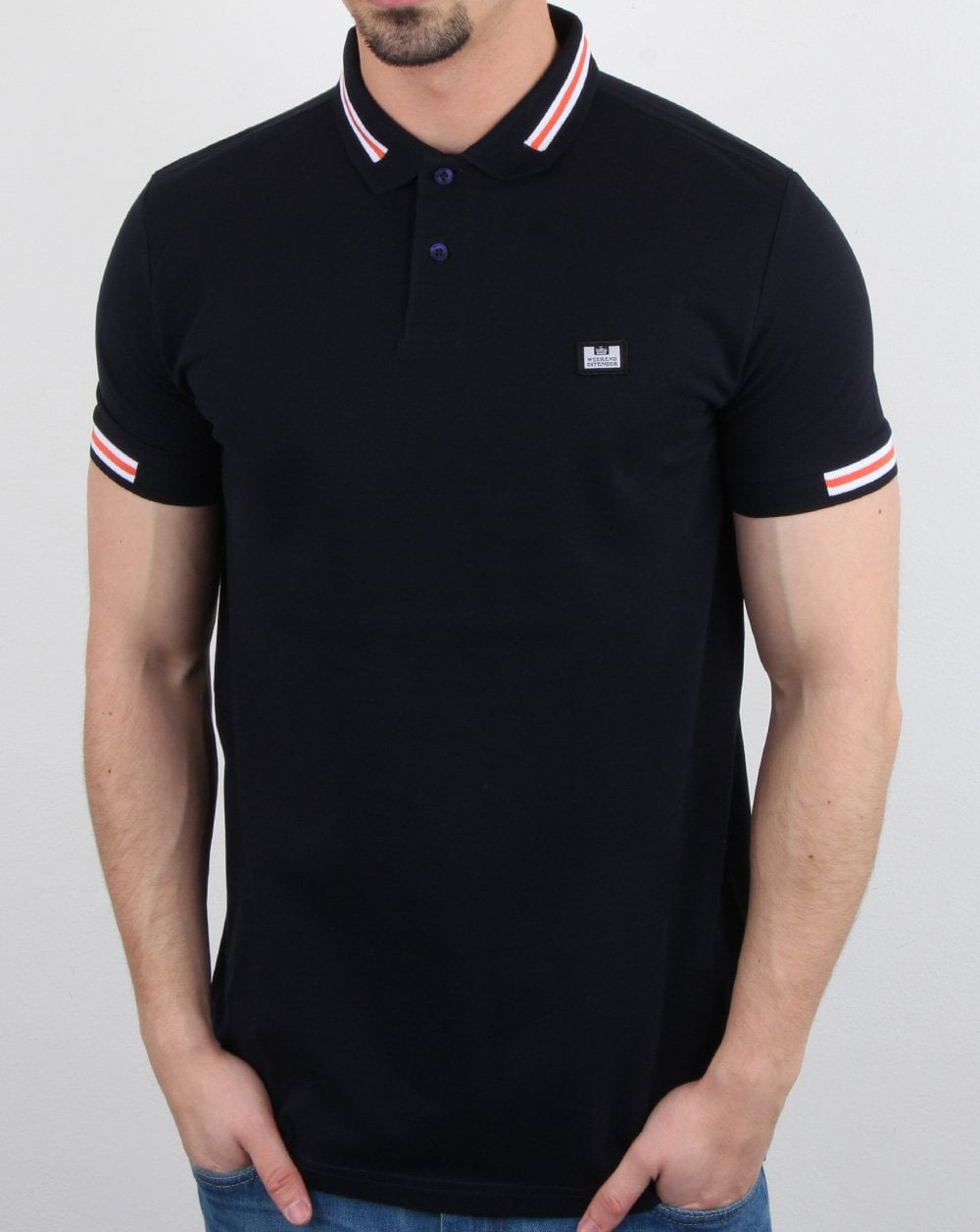 Weekend Offender Tommy Polo Shirt Navy