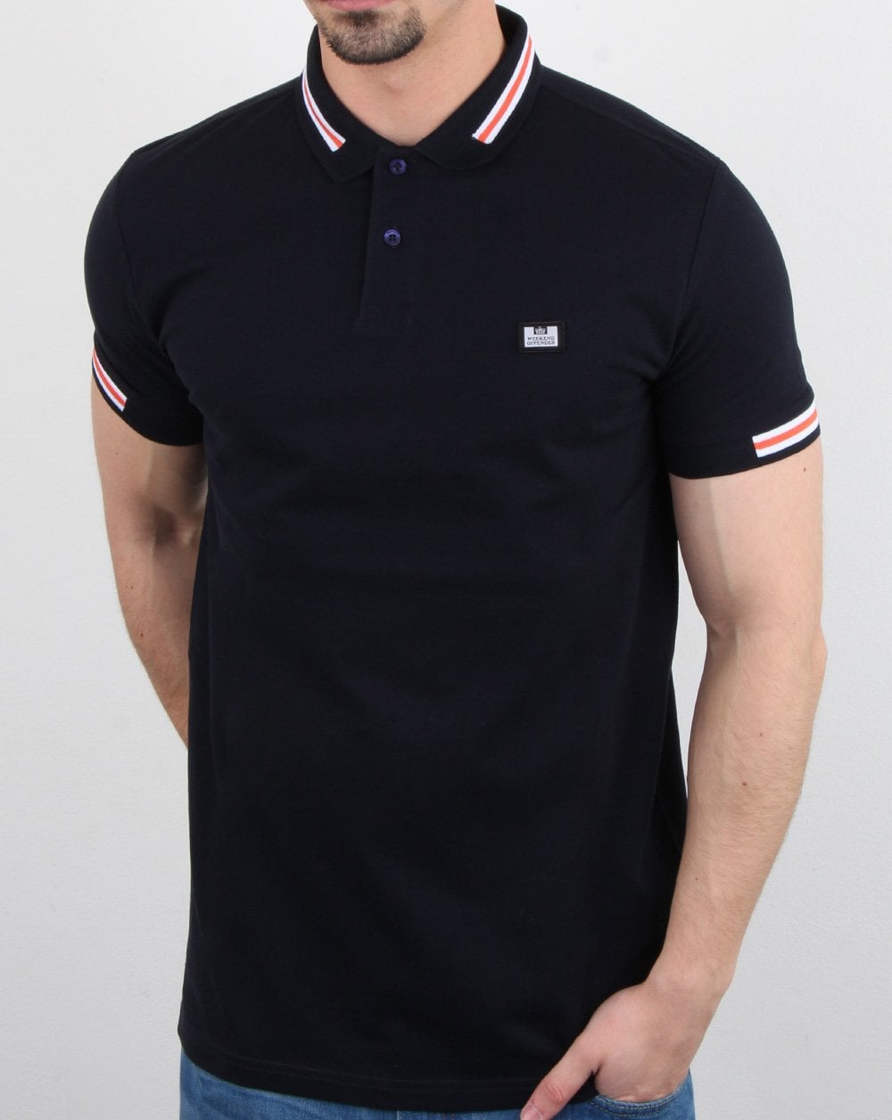 Weekend Offender Tommy Polo Shirt Navy