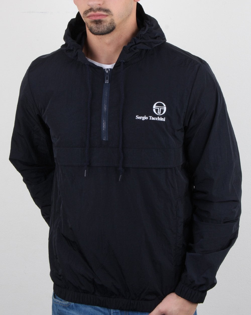 Sergio Tacchini Forden Half Zip Jacket Navy