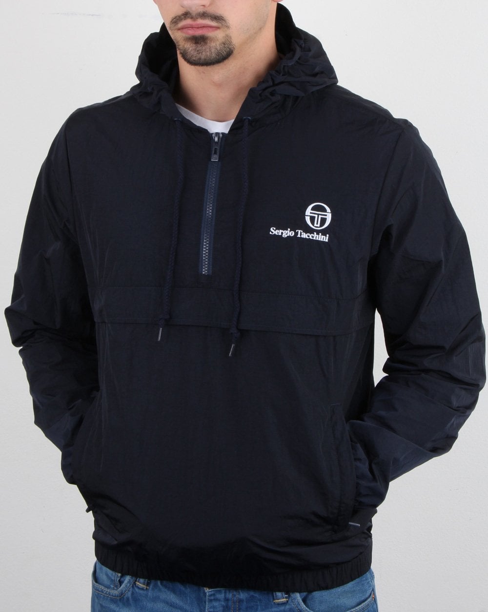 Sergio Tacchini Forden Half Zip Jacket Navy