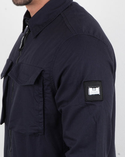 Weekend Offender Overshirt Zip Jacket Navy