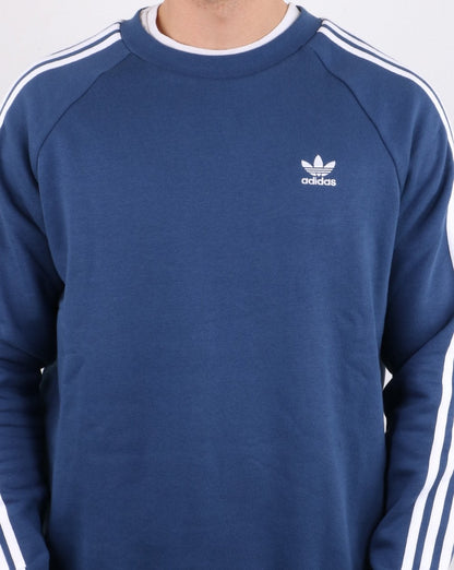 Adidas Originals 3 Stripes Crew Sweat Night Marine