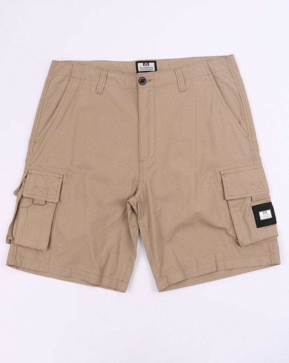 Weekend Offender Cargo Shorts Stone