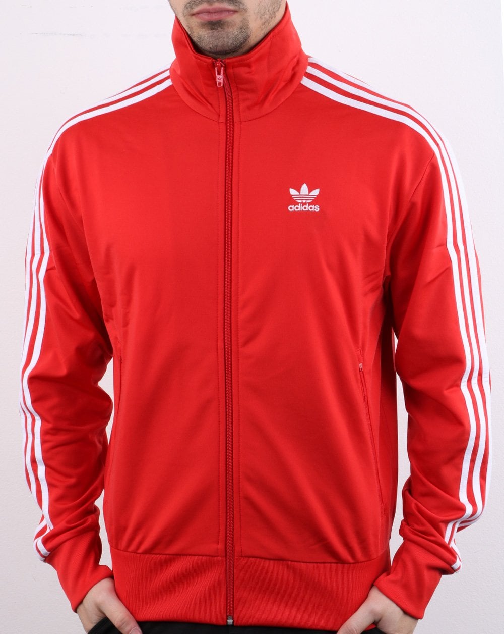 Adidas Originals Firebird Track Top Fresh Red