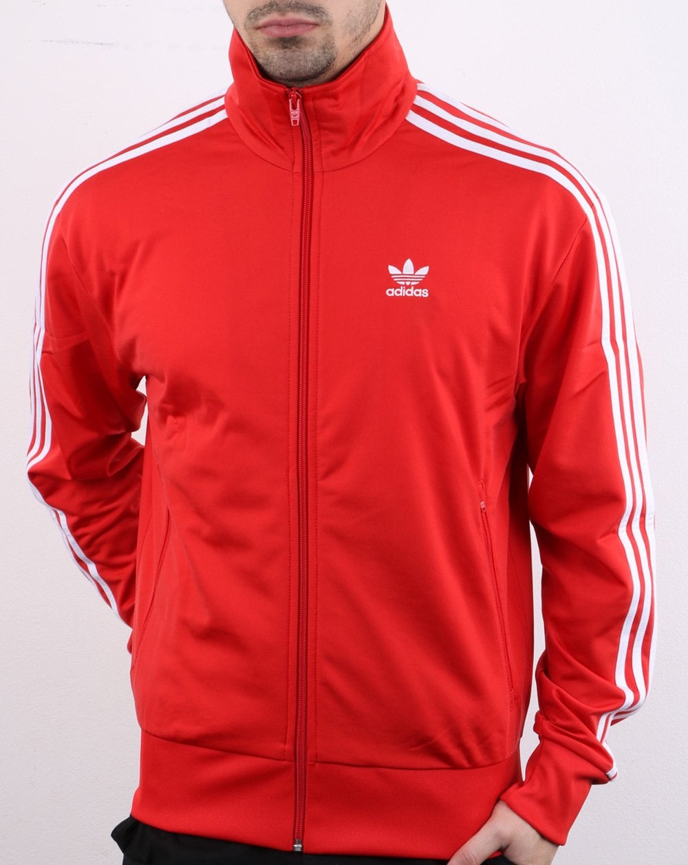 Adidas Originals Firebird Track Top Fresh Red