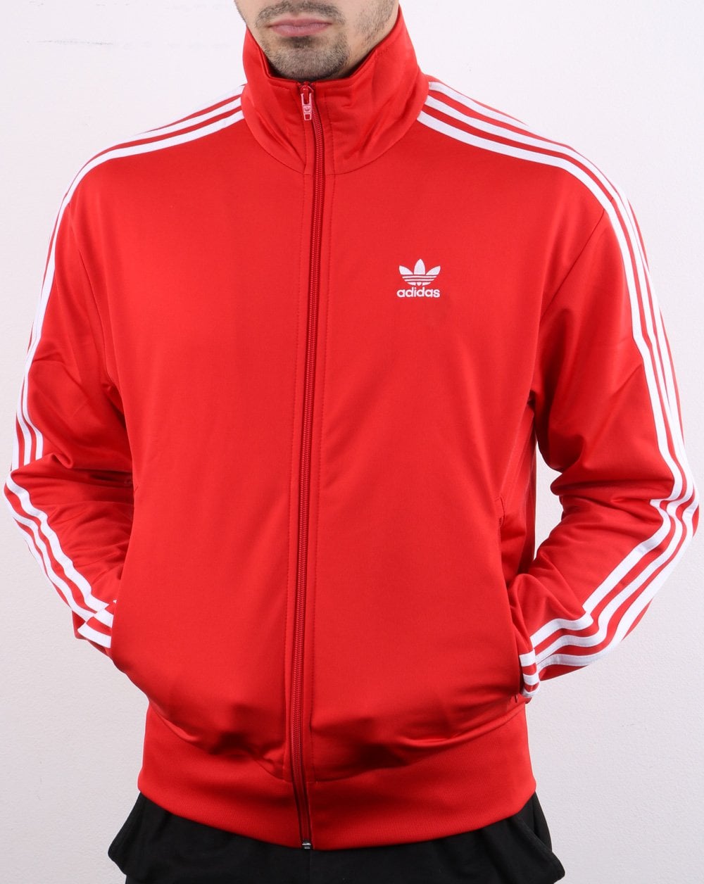Adidas Originals Firebird Track Top Fresh Red