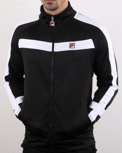 Fila Vintage Renzo Track Top Black/White