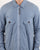 Pretty Green Metal Zip Jacket Blue