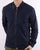 Pretty Green Metal Zip Jacket Navy