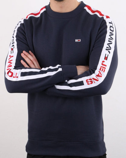 Tommy Hilfiger Tape Sweatshirt Navy