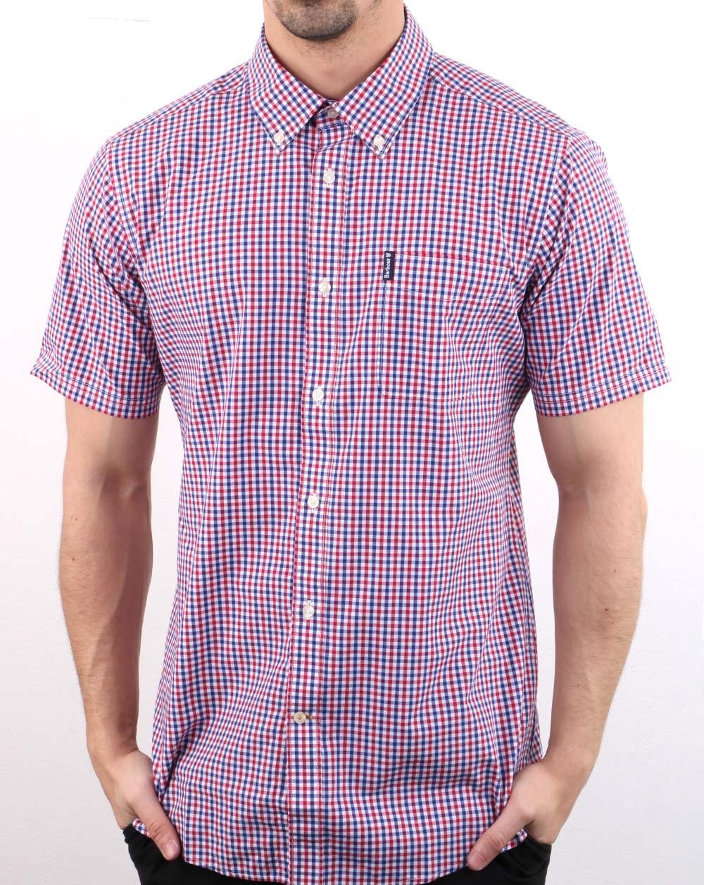 Barbour Gingham Shirt Red